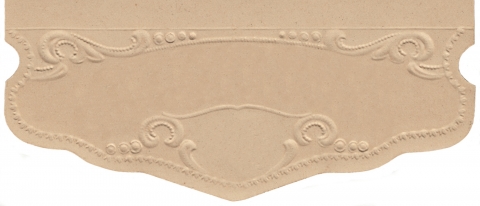 Blind Embossed Vintage Label