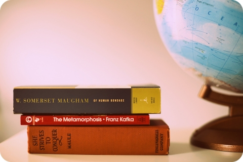 Books and Globe