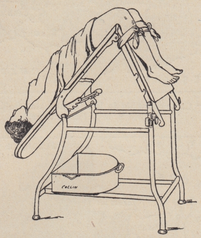 Inverted Medical Table