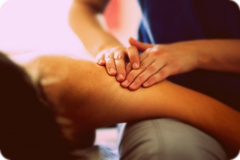 massage therapy arm and shoulder