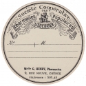 Apothecary Label Societe Cooperative