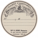 Apothecary Label Societe Cooperative