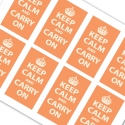 Keep Calm and Carry On Orange