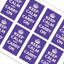 Violet printable mini keep calm