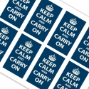 Navy Blue Keep Calm and Carry On