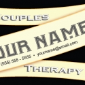 Couples Therapy Cream Color Ribbon Design